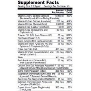 NOW Foods - Adam Multiple Vitamin Softgels 90 caps Now foods