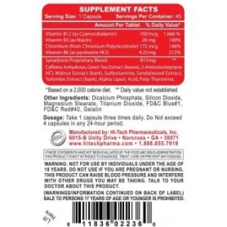 Synadrene Hi Tech Fat Burner DMHA Hi-Tech Pharmaceuticals